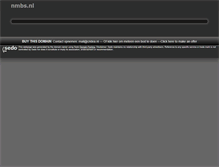 Tablet Screenshot of nmbs.nl